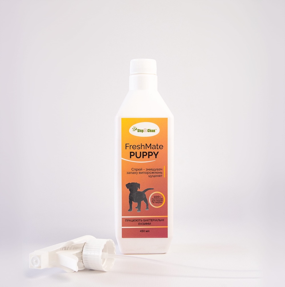 Спрей-уничтожитель запаха испражнений щенков Step2Clean™ Puppy FreshMate 450мл
